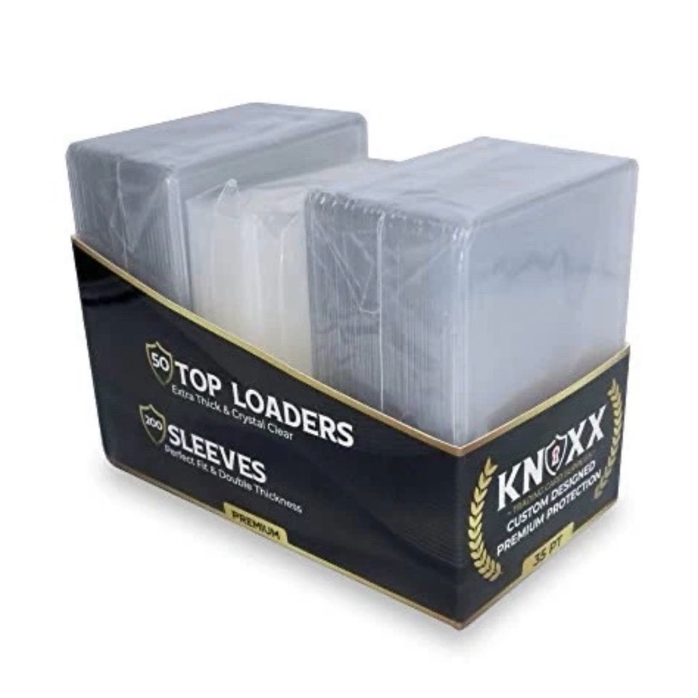 Knox Rose Card Sleeves and Top Loaders - Black and Clear